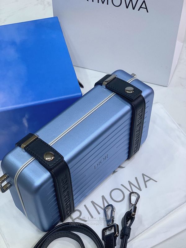 Dior包 迪奧 Dior X RIMOWA膠囊合作系列 磨砂質感的鋁制外殼 Dior高端小箱挎包  Dyd1441